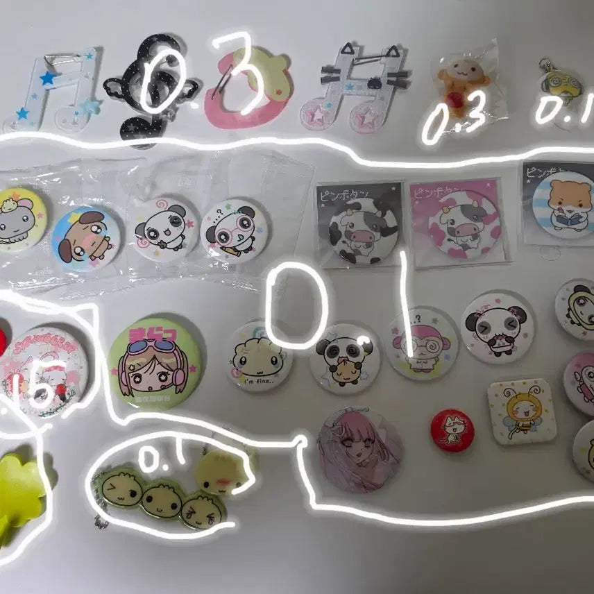 [BUNJANG] Pingru Keeper Kururu Pin Button Arsène Soft Keyring / 카라비너 핑루 키퍼 쿠루루 비공굿 쮸님 핀버튼 아르센 말랑키링