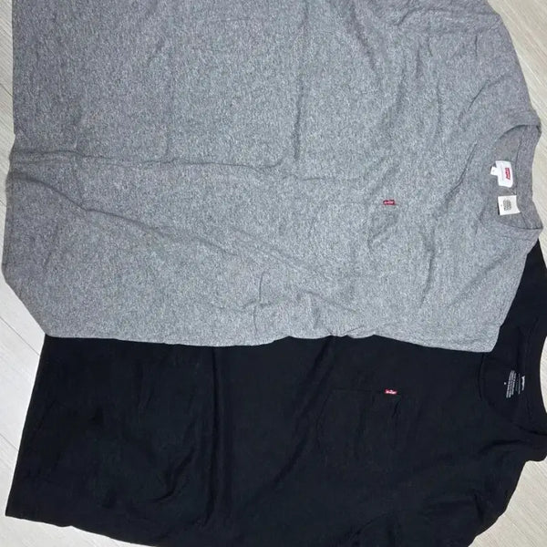 [BUNJANG] Levi's Pocket T-Shirt 2 Types Bundle Set / (일괄택포) 리바이스 포켓 반팔티 2종