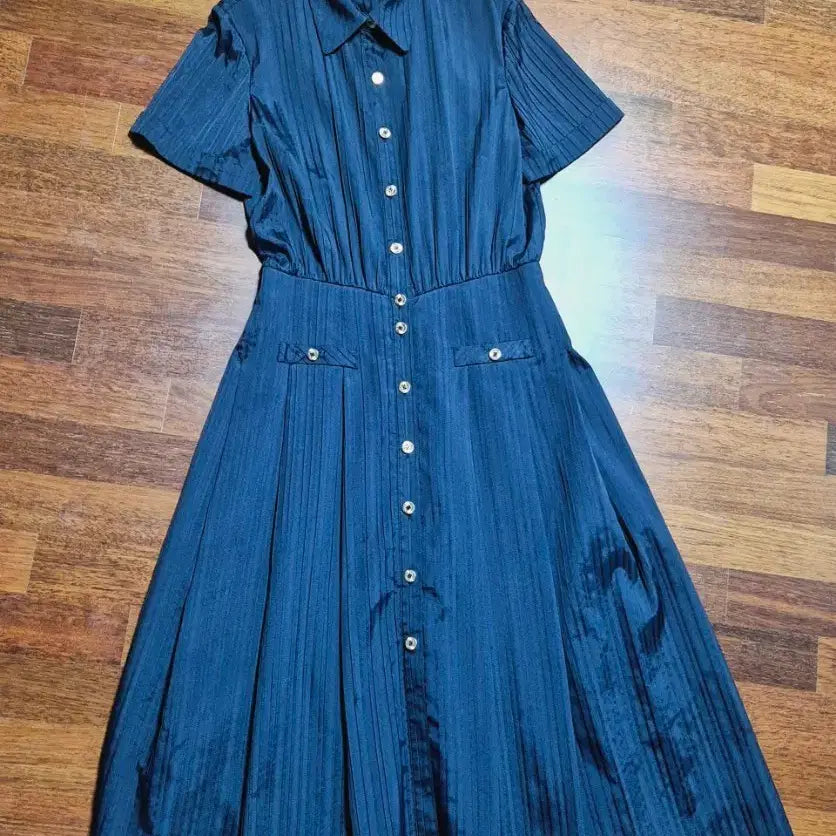 [BUNJANG] Sandro Navy Long Dress / 산드로 네이비 롱원피스
