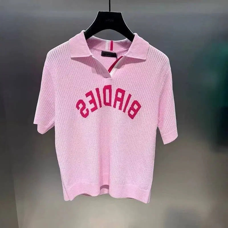[BUNJANG] Gfore Short Sleeve Knit Summer T-Shirt / (당일배송)지포어 여름 반팔 니트 반팔