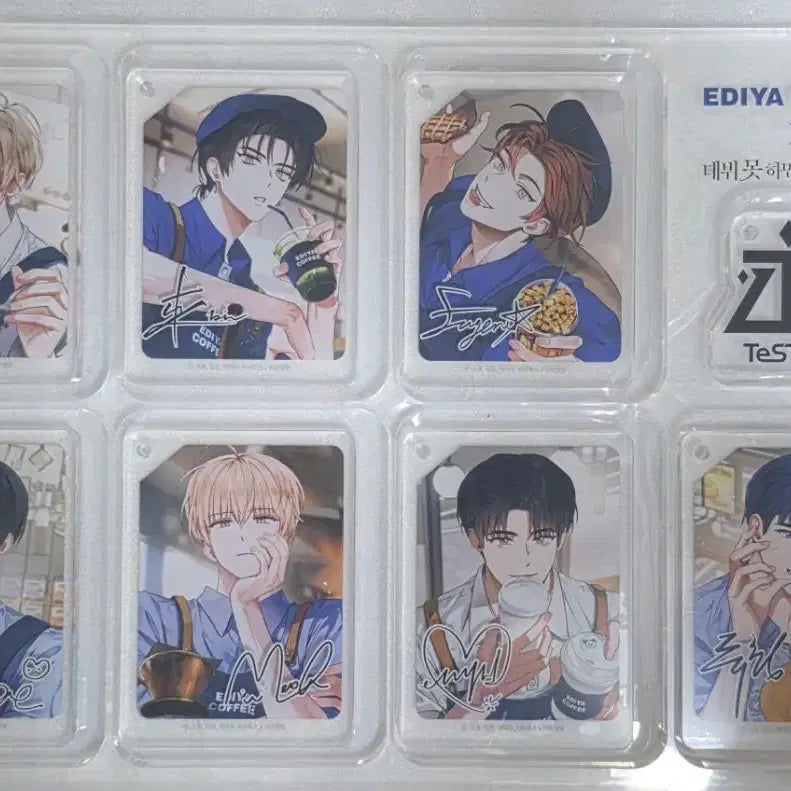 [BUNJANG] Debut or Die (Demutj) Ediya Collaboration Acrylic Block / 데못죽 이디야 콜라보 아크릴 블럭