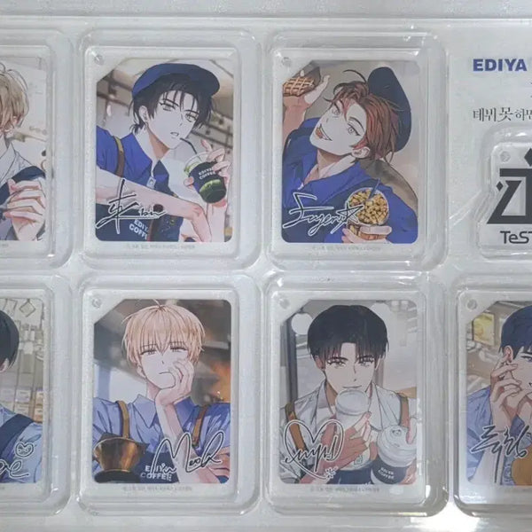 [BUNJANG] Debut or Die (Demutj) Ediya Collaboration Acrylic Block / 데못죽 이디야 콜라보 아크릴 블럭