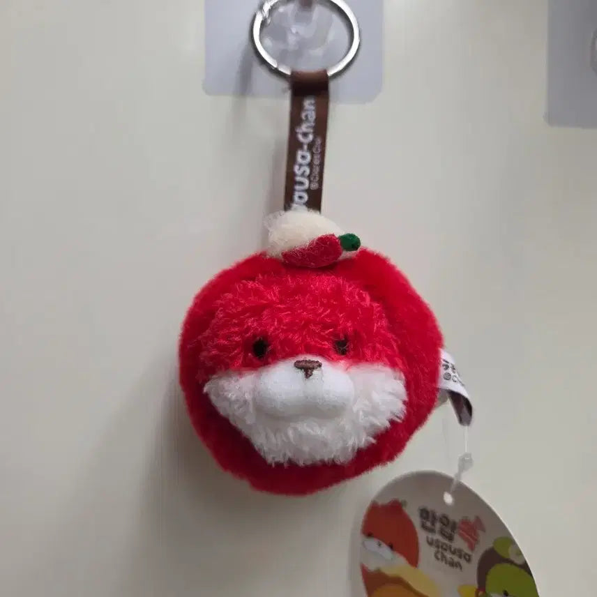 [BUNJANG] Wooso Wooso Chan Red Keychain / 우소우소 챤 키링 빨강