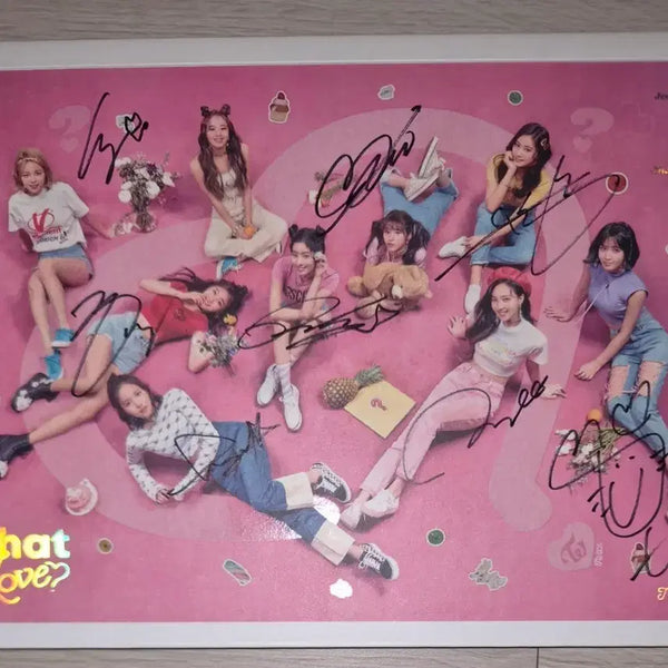 [BUNJANG] Twice What is Love? Album Signed / 트와이스 What is Love? 앨범 친필 싸인반 포카X