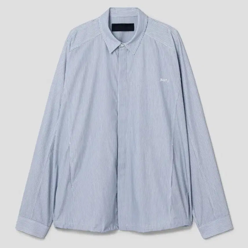 [BUNJANG] Juun.J 23FW Stripe String Shirt - Size 50 / [50] 준지 23FW 스트라이프 스트링 셔츠