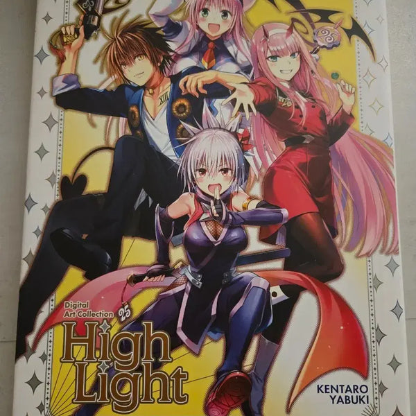 [BUNJANG] Kentaro Yabuki 25th Anniversary "High Light" Art Book / 새상품급 야부키 켄타로 화업 25주년 기념 high light 일러스트집 판매