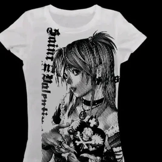 [BUNJANG] Death Note Amane Misa Graphic T-Shirt / 데스노트 아마네 미사 그래픽 반팔티 씹덕티