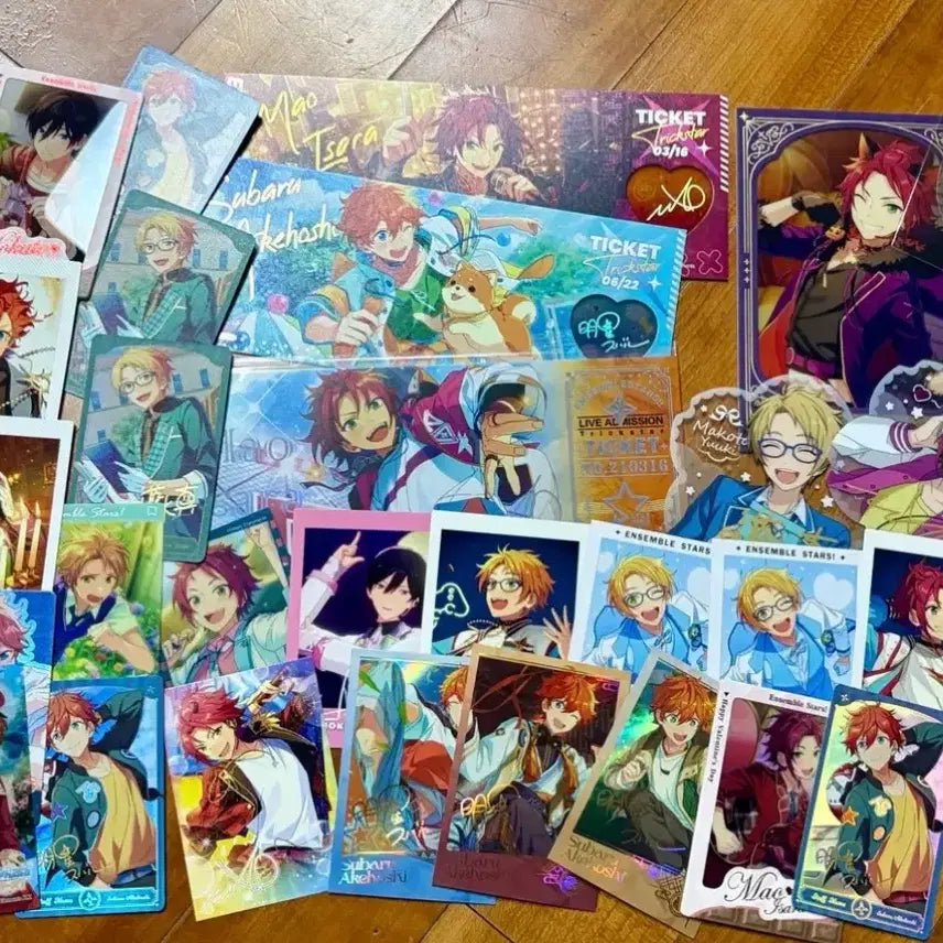 [BUNJANG] Ensemble Stars Trickstar Subaru Hokuto Mao Makoto Bundle Set Pasha Ticket Arcana / 앙스타 트릭스타 스바루 호쿠토 마오 마코토 파샤 티켓 아르카나 일괄