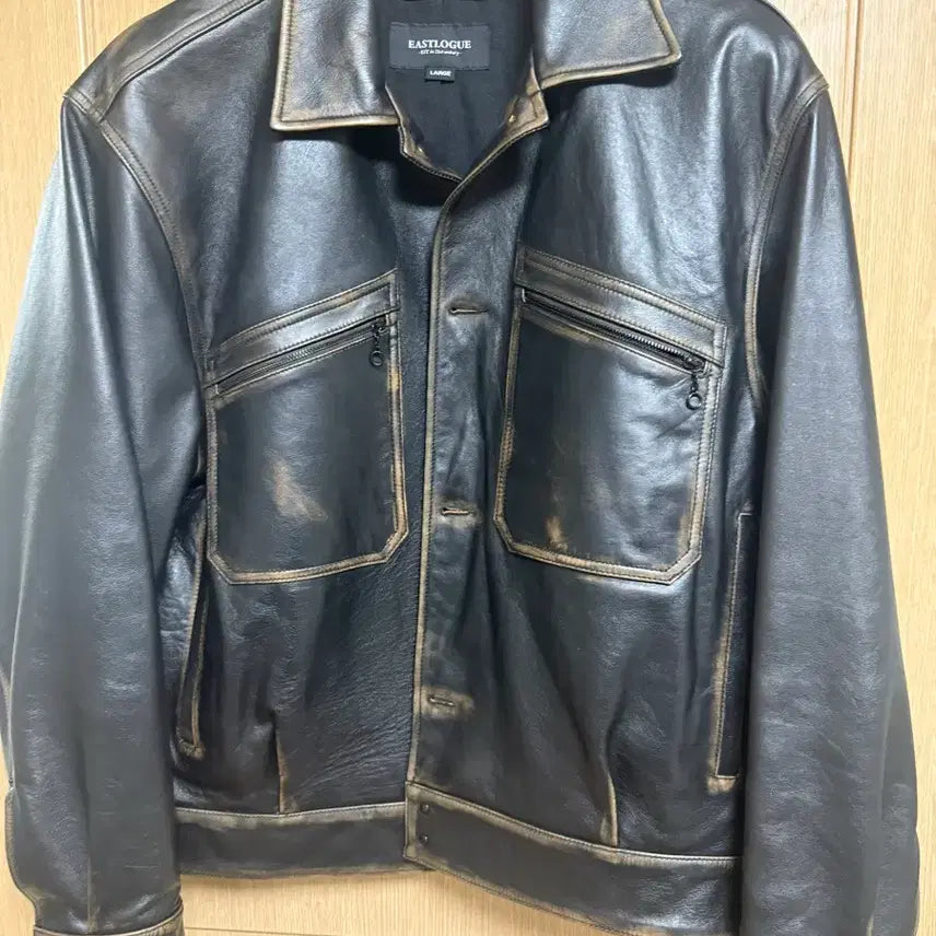 [BUNJANG] Eastlog Leather Jacket / [L] 이스트로그 레더자켓