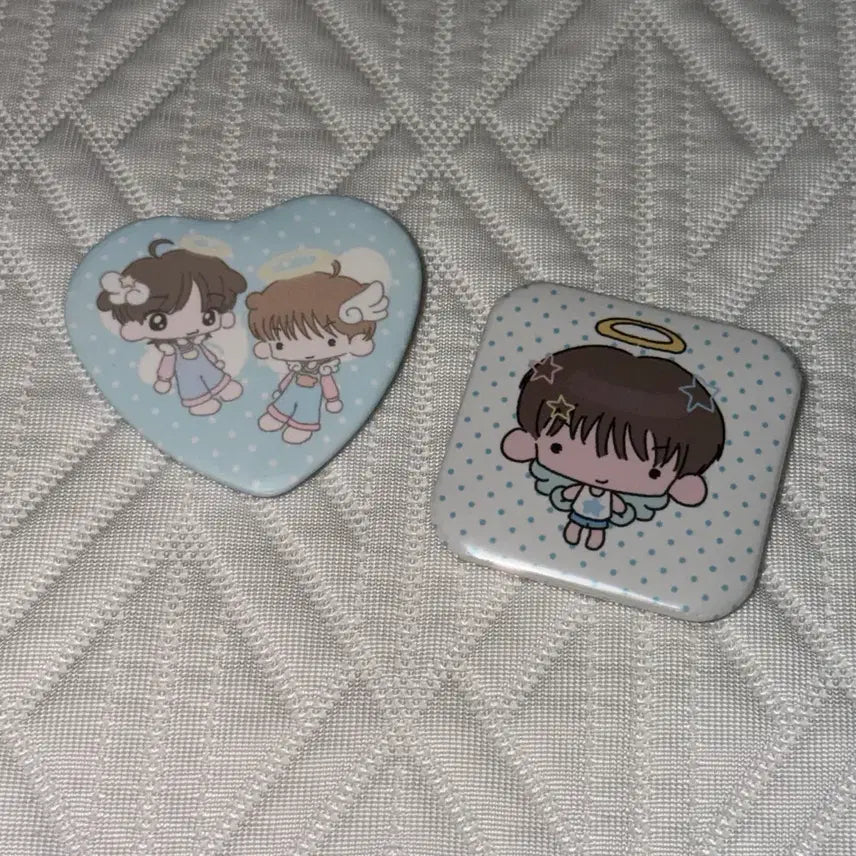 [BUNJANG] Boynextdoor (Woonhak, Taesan) Pin Badges Bundle Set / 일괄 보넥도 김부쫀 운멍 천사운학 핀버튼 보이넥스트도어