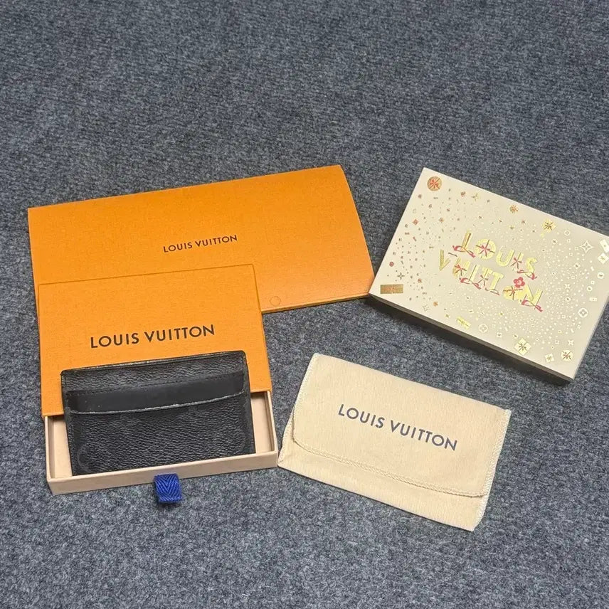 [BUNJANG] Louis Vuitton Monogram Eclipse Card Holder / (급처) 풀구성 루이비통 모노그램 이클립스 카드지갑
