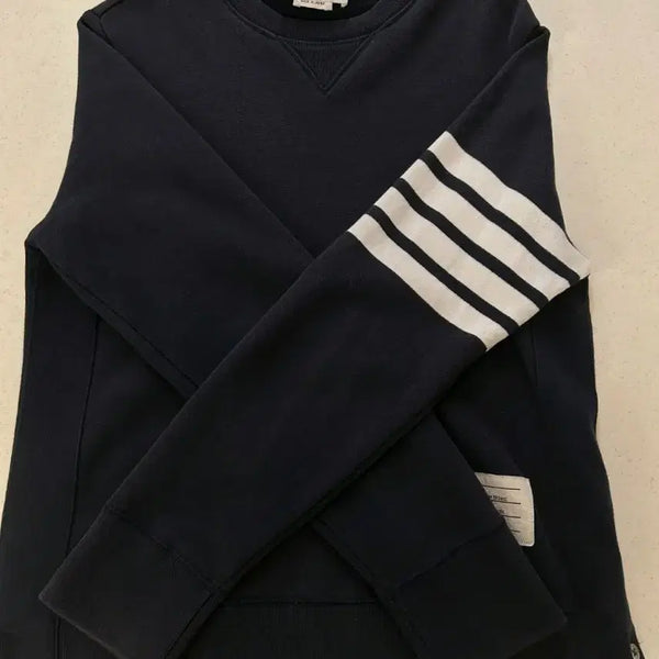 [BUNJANG] Thom Browne Navy Crewneck Sweatshirt Size 2 / (정품)톰브라운 맨투맨 2사이즈