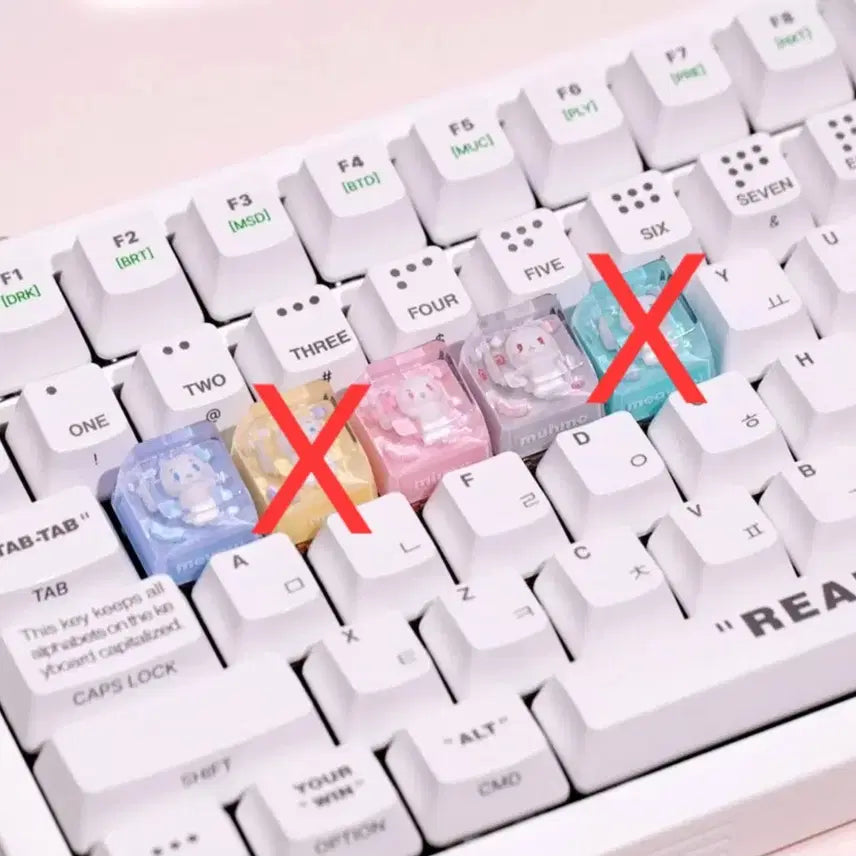 [BUNJANG] PLAVE MMMM BABY Mujimeumi Mujimo Resin Keycap / 플레이브 MMMM BABY 므메미무 레진키캡 몌무 미므 므모