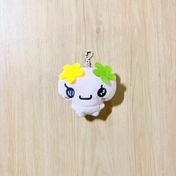 [BUNJANG] Tamagotchi Flowerchi Plush Keychain / 다마고치 플라워치 인형 키링