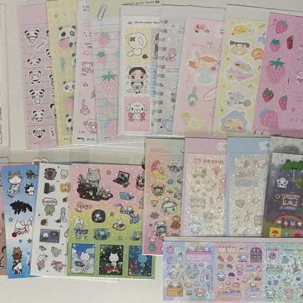 [BUNJANG] Die-Cut Sticker Bundle Set (85 Sheets) / 다꾸 스티커 칼선스티커 85장 일괄