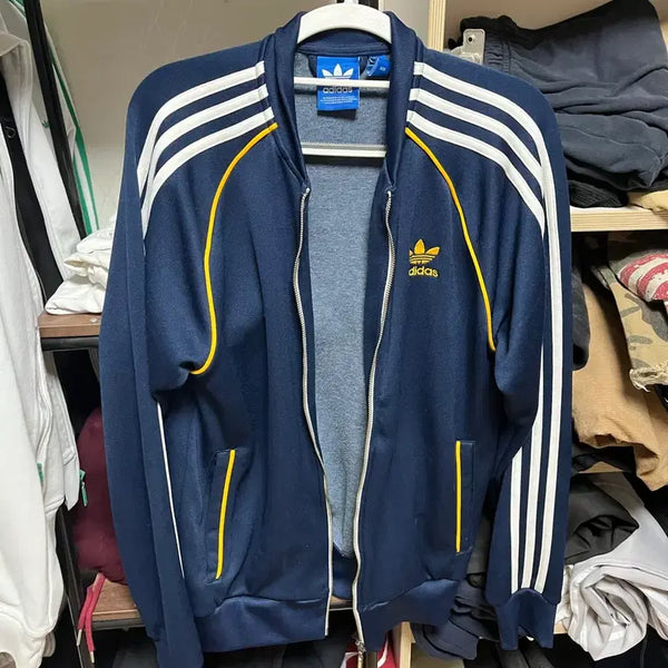 [BUNJANG] Adidas Firebird Navy Track Jacket / 아디다스 파이어버드 네이비 져지