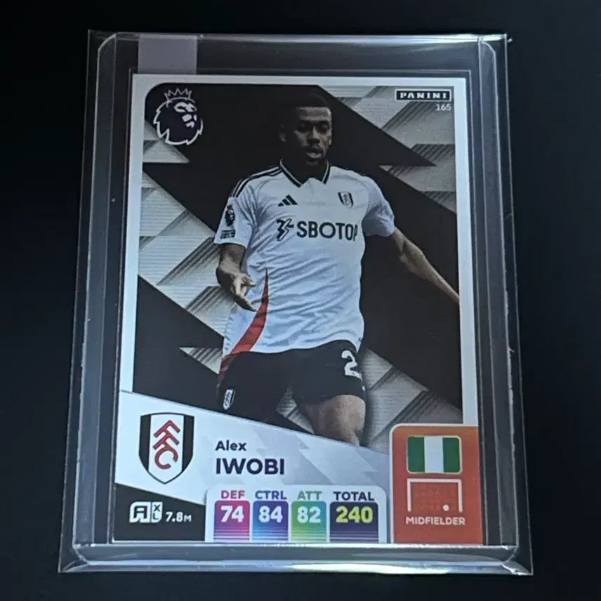 [BUNJANG] Panini Alex Iwobi Fulham Soccer Card / [축구카드/파니니] 알렉스 이워비 풀럼 카드