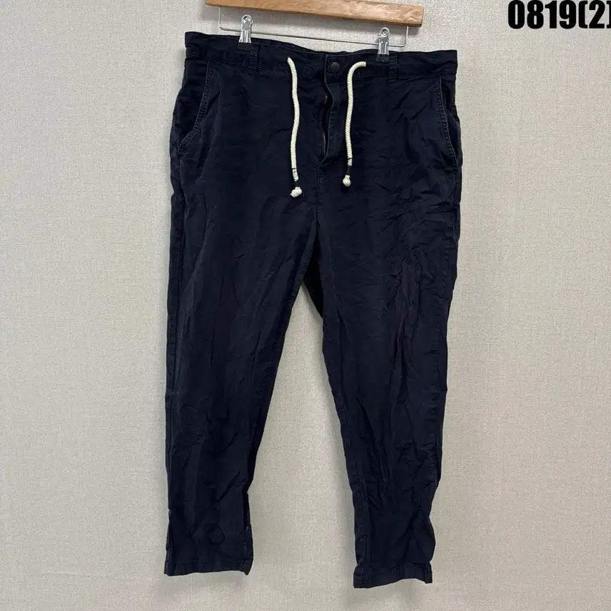 [BUNJANG] Zara Navy String Pants Size 36 / 자라 남색 스트링 팬츠 36