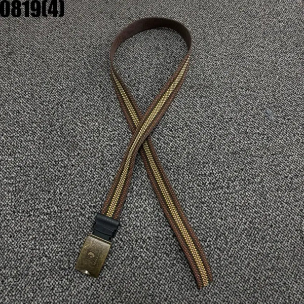 [BUNJANG] Blackyak Men's Belt Brown Gold Accent / 블랙야크 벨트 브라운 골드 배색