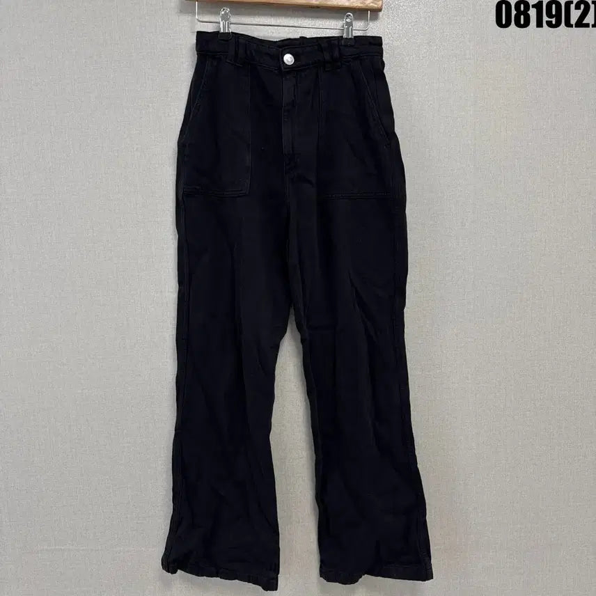 [BUNJANG] INDITEX Black Wide Pants / grupo INDITEX 검정색 와이드 팬츠