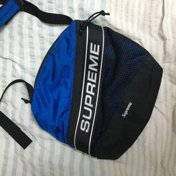 [BUNJANG] Supreme Shoulder Bag Blue / 슈프림 숄더백 블루