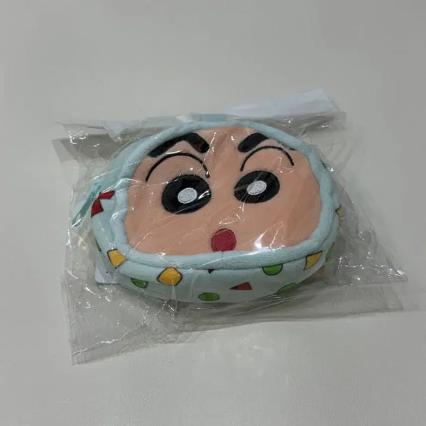[BUNJANG] Crayon Shin-chan Face Pouch / 짱구 얼굴 파우치