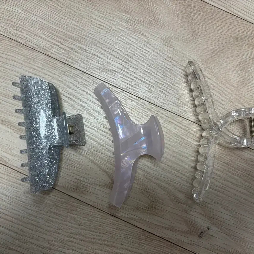 [BUNJANG] Hair Claw Clips Set of 3 / 헤어 집게핀 3개 일괄