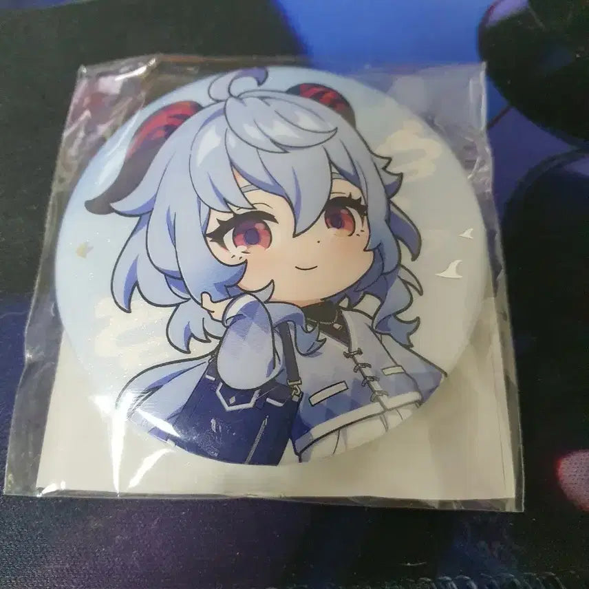 [BUNJANG] Genshin Impact Ganyu Tin Badge / 원신 감우 캔뱃지