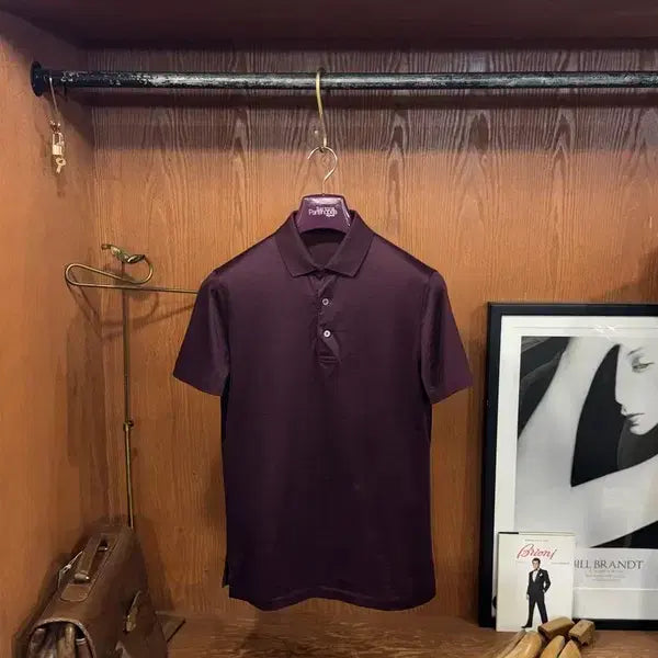 [BUNJANG] Ralph Lauren Purple Label Piqué T-shirt / 랄프로렌 퍼플라벨 피퀘티셔츠 95