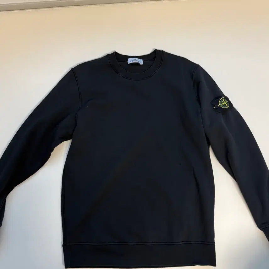 [BUNJANG] Stone Island Black Sweatshirt / 스톤아일랜드 검정 맨투맨