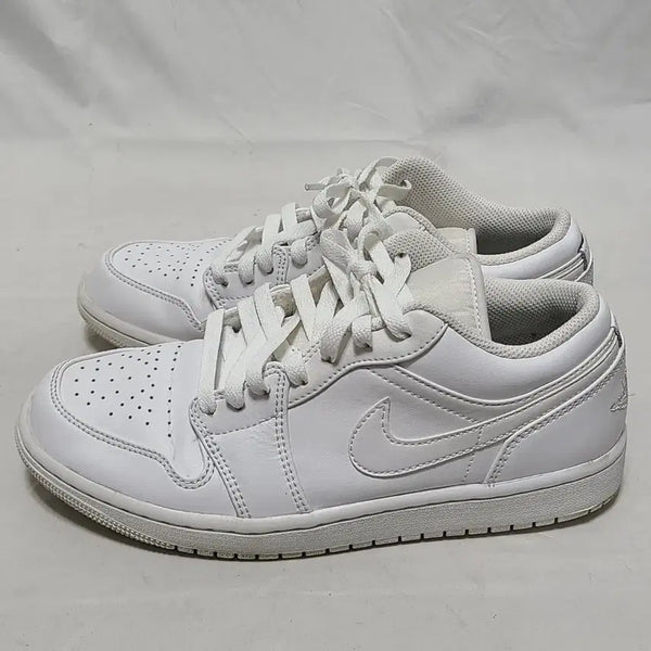 [BUNJANG] Nike Air Jordan 1 Low All White Sneakers / 1) 255 나이키 에어 조던 1 로우 올백 스니커즈