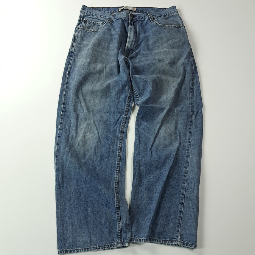 [BUNJANG] Levi's 569 Loose Straight 00s Indigo Blue Denim Jeans (W36) / CA694 36 리바이스 569 00s 루즈 스트레이트 데님 팬츠 바지