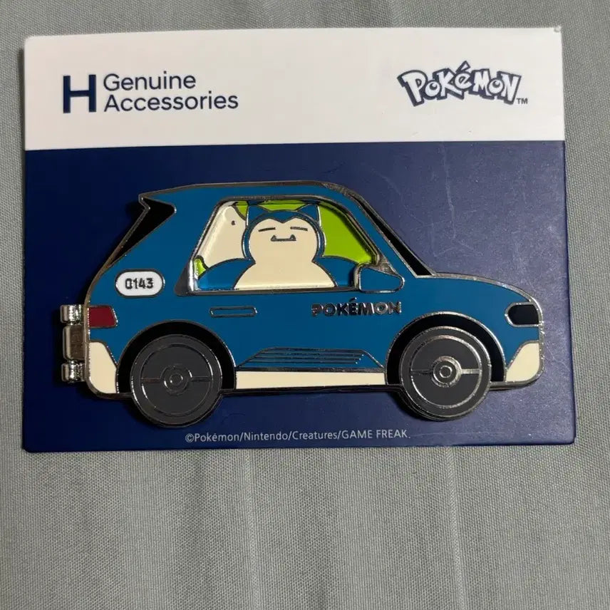[BUNJANG] Pokemon Hyundai Collaboration Busan Pop-up Badge Snorlax / 포켓몬 현대자동차 콜라보 부산팝업 뱃지 (잠만보)