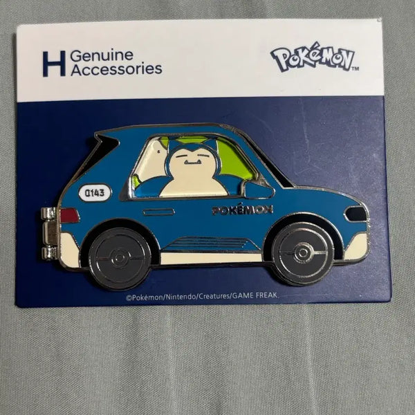 [BUNJANG] Pokemon Hyundai Collaboration Busan Pop-up Badge Snorlax / 포켓몬 현대자동차 콜라보 부산팝업 뱃지 (잠만보)