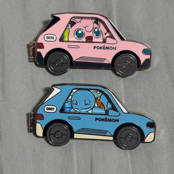 [BUNJANG] Pokemon Hyundai Motor Company Collaboration Busan Pop-up Store Badge (Squirtle/Jigglypuff) / 포켓몬 현대자동차 콜라보 부산팝업 뱃지 (꼬부기/푸린)
