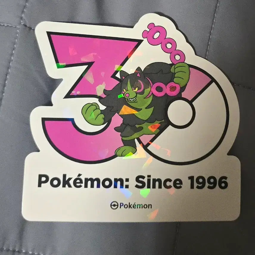 [BUNJANG] Pokemon 30th Anniversary Sticker Set / 포켓몬 30주년 스티커 조타구