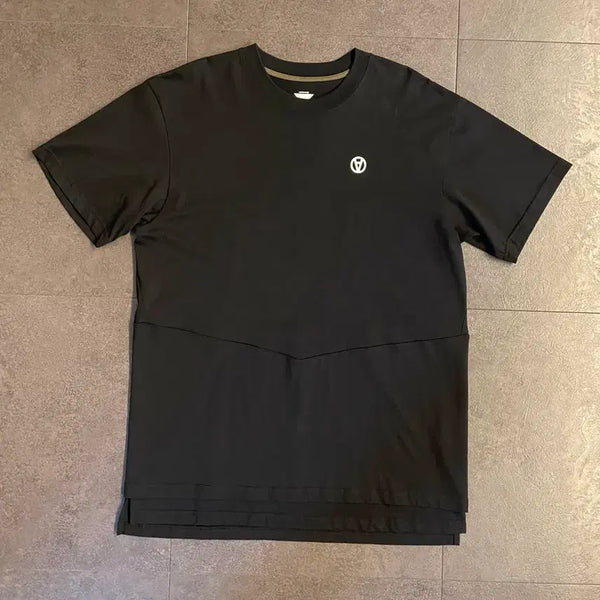 [BUNJANG] Acronym Logo Layered Short Sleeve T-Shirt / 아크로님 로고 레이어드 반팔 티셔츠