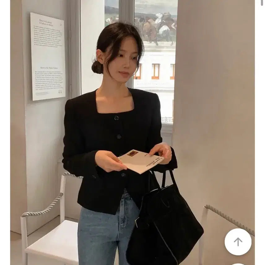 [BUNJANG] Benito Tweed Jacket Black S New / 베니토 트위드 자켓 블랙 s 새상품