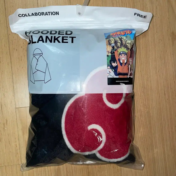 [BUNJANG] SPAO Naruto Akatsuki Hooded Cloak / 스파오 아카츠키 후드 망토 나루토 미개봉