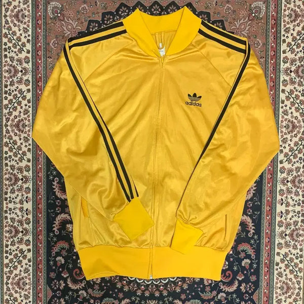 [BUNJANG] Adidas Firebird Yellow Track Jacket / 아디다스 파이어버드 옐로우 져지