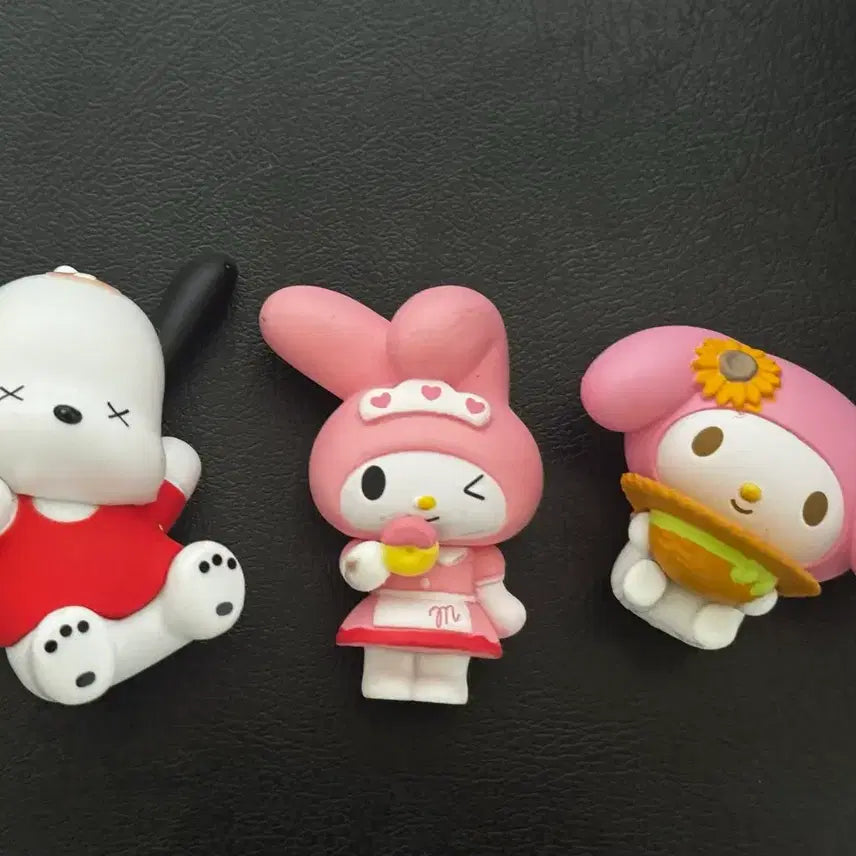 [BUNJANG] My Melody & Pochacco Figure Bundle Set / 일괄 마이멜로디 포차코 피규어