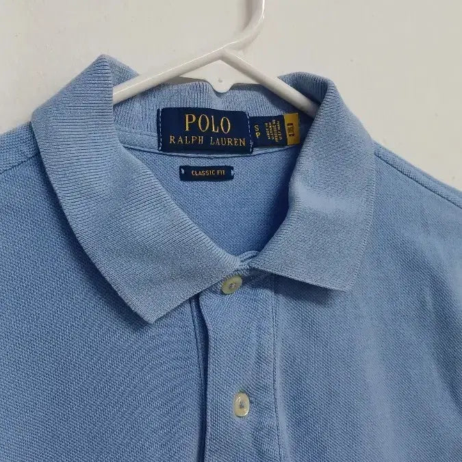 [BUNJANG] Polo Ralph Lauren Classic Fit Basic Polo Shirt Blue / 폴로 랄프로렌 클래식핏 기본 카라티 블루