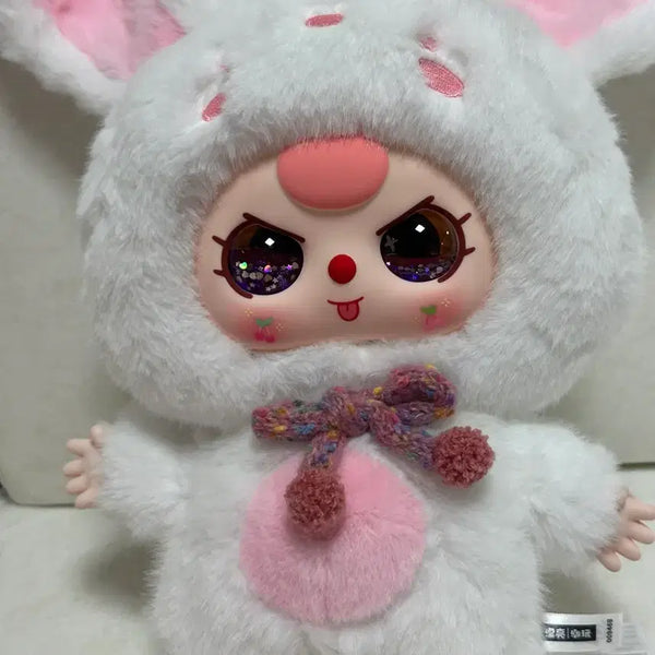 [BUNJANG] Babies Three Animal Series Rabbit Purple Eye Plush / 베이비쓰리 애니멀시리즈 토끼 보라물눈