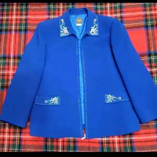 [BUNJANG] DEOJON Women's Blue Long Dress and Jacket Set / DEOJON 여성 블루