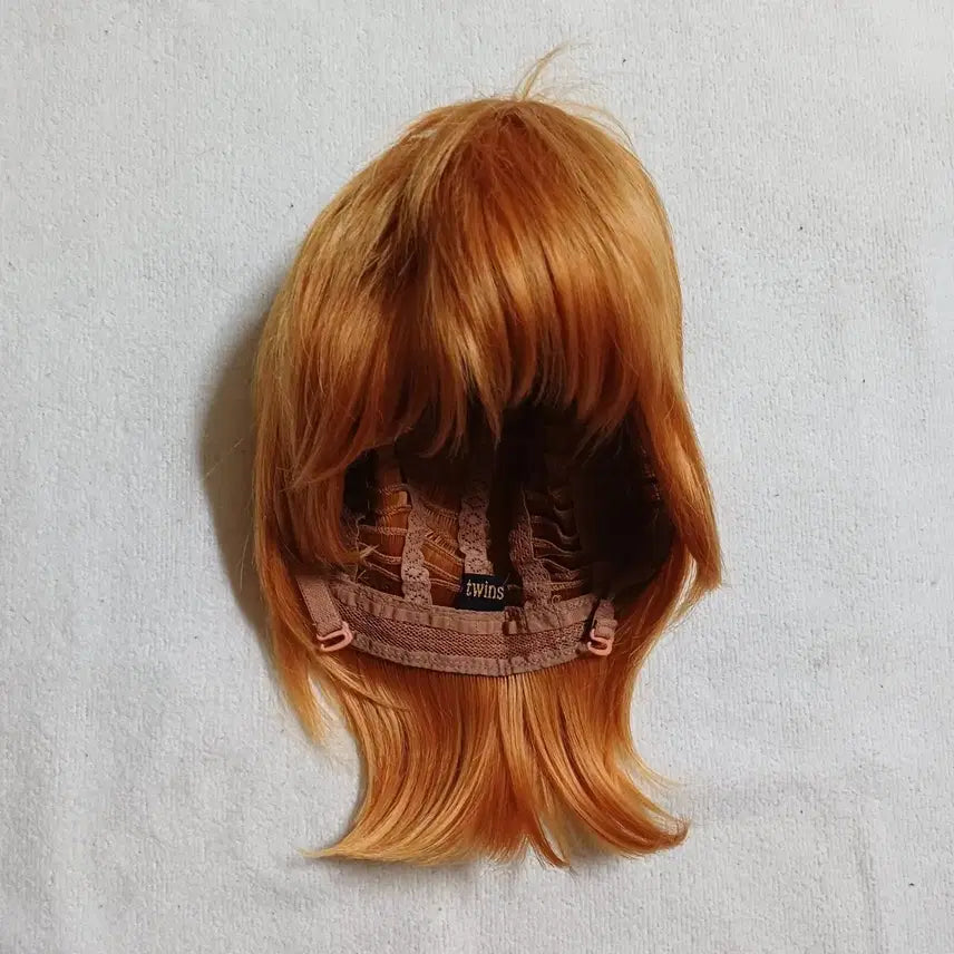 [BUNJANG] Orange Cut Wig Cosplay / 주황색 국내샵 컷가발 코스프레