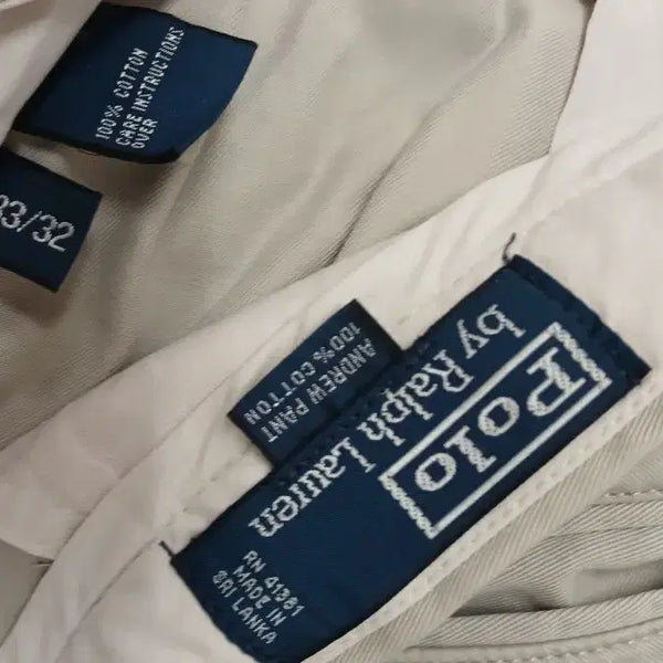 [BUNJANG] Polo Ralph Lauren Andrew Pants Beige 33/32 / 폴로 랄프로렌 앤드류 팬츠 베이지 33/32