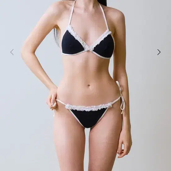 [BUNJANG] Bina J Baby Lace Triangle Bikini Set / (세트가격) 비나제이 베이비 레이스 트라이앵글 비키니