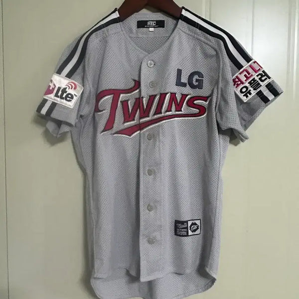 [BUNJANG] LG Twins Gray Away Jersey / 엘지트윈스 그레이 원정 유니폼
