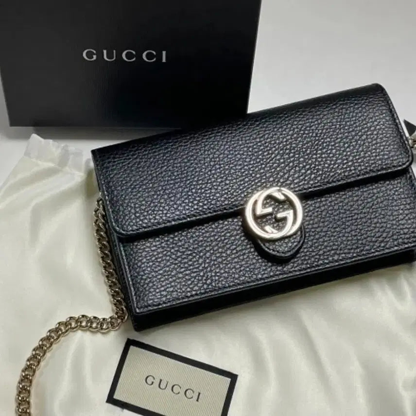 [BUNJANG] Gucci Interlocking Black WOC / 구찌 인터로킹 블랙 woc