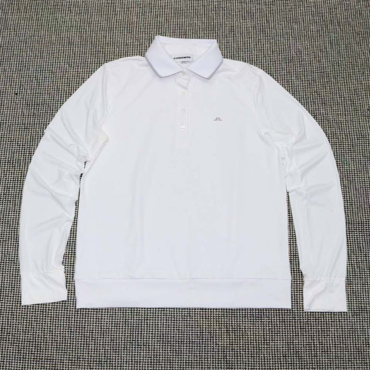 [BUNJANG] J.LINDEBERG Women's Functional Golf Long Sleeve Polo Shirt Size 95 / 제이린드버그 기능성 골프 긴팔 카라티 여성 95